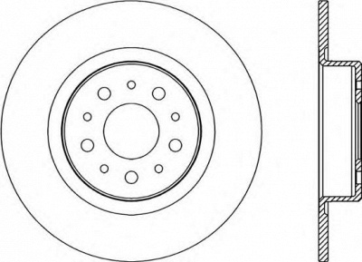 OPEN PARTS bda217910 -  Тормозной диск